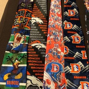 Denver Bronco’s tie lot